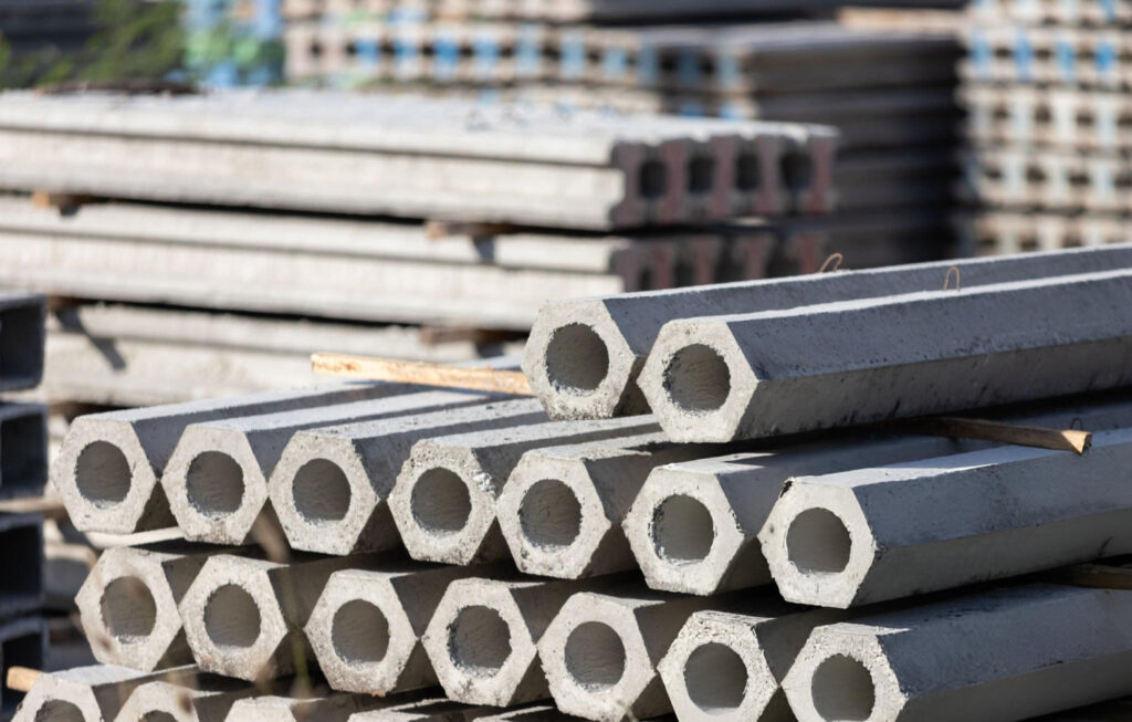 Pressed Concrete Pilings in Flower Mound, TX