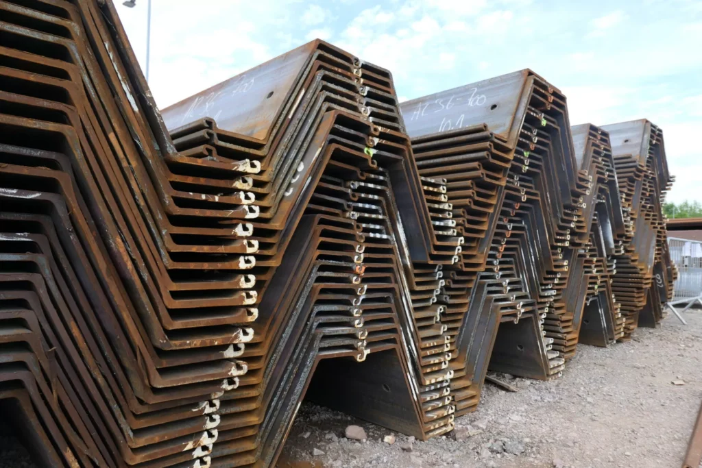 Pressed Steel Pilings Flower Mound TX